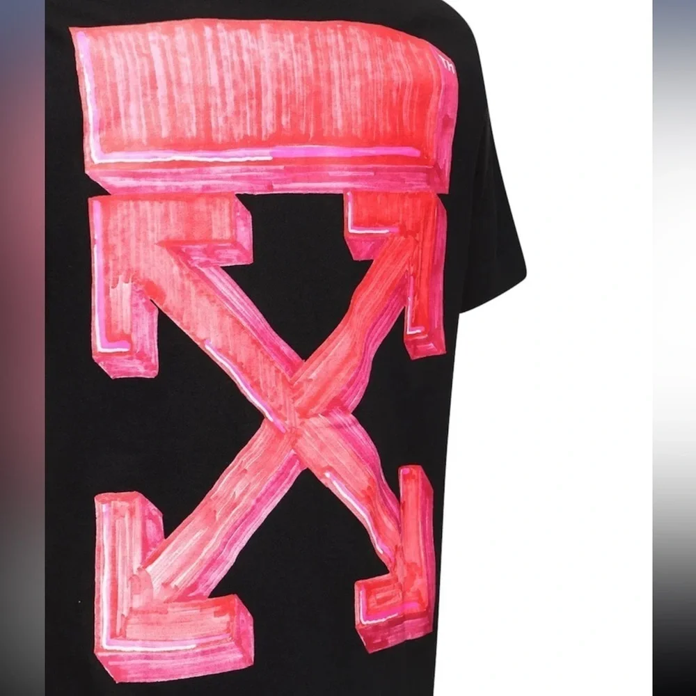 NWT - OFF-WHITE s/s Marker Arrow Slim Tee - Picture 5 of 5